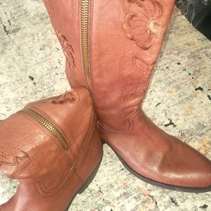 Andrea Morelli Cowboy floral boots